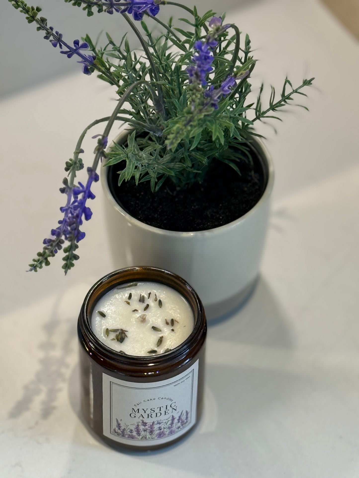 Mystic Garden: Lemongrass & Bergamot Scented Candles