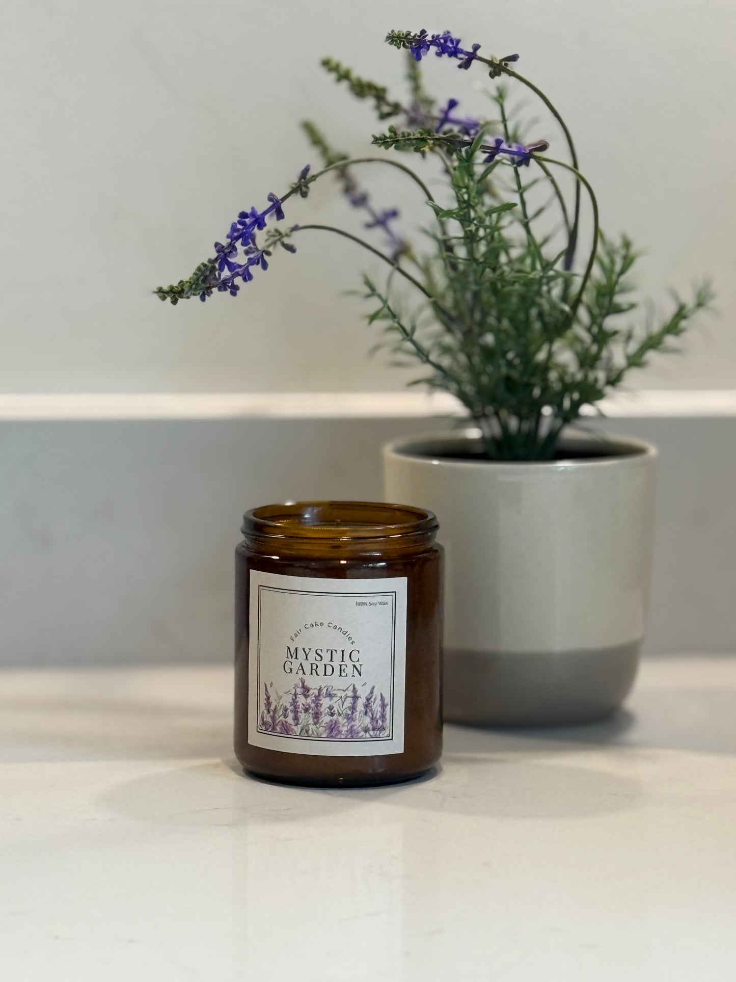 Mystic Garden: Lemongrass & Bergamot Scented Candles