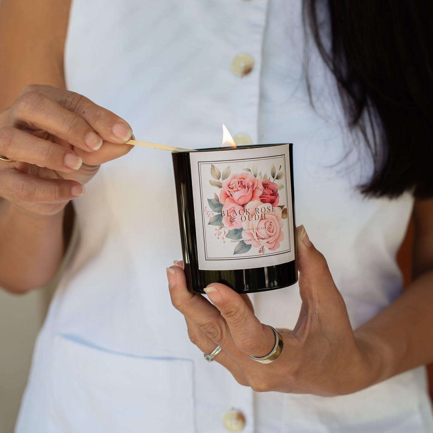 Black Rose and Oudh | Coconut Soy Wax Candles