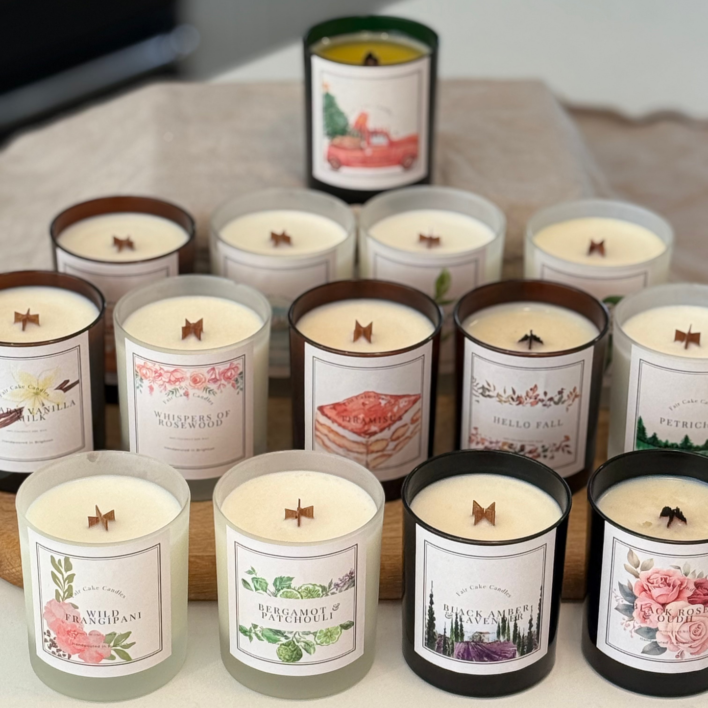 Fair Cake Candles Full Range of Hand Poured Soy Wax Natural Scented Candles
