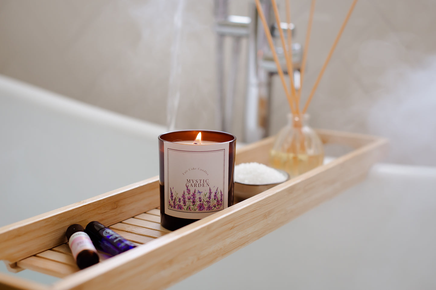 Mystic Garden: Lemongrass & Bergamot Scented Candles