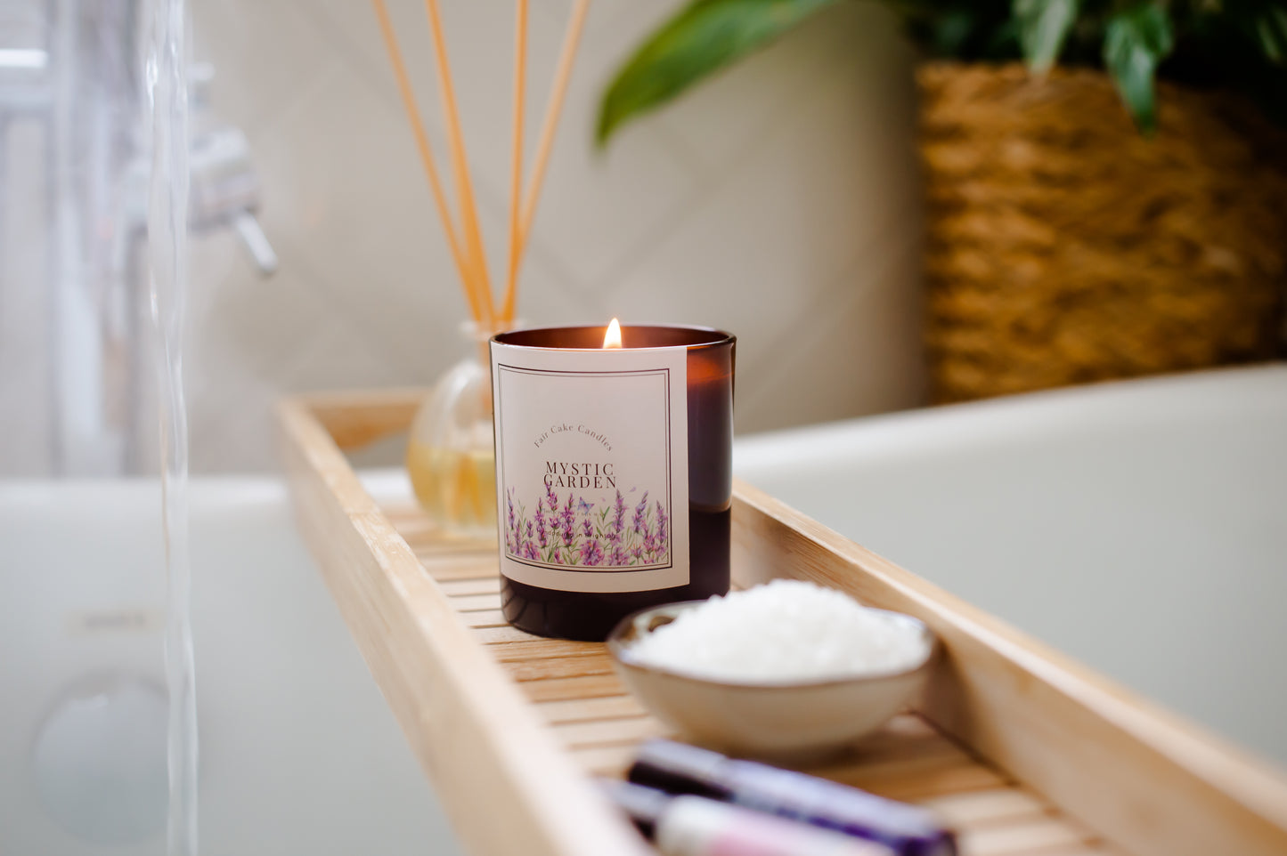 Mystic Garden: Lemongrass & Bergamot Scented Candles