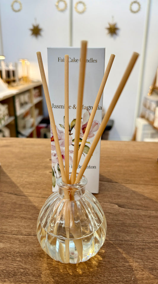 Hand-Poured Jasmine & Magnolia Reed Diffuser