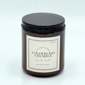 Strawberry Scented Soy Wax Candle