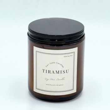 Tiramisu Candles: Coffee Scented Soy Wax Candle
