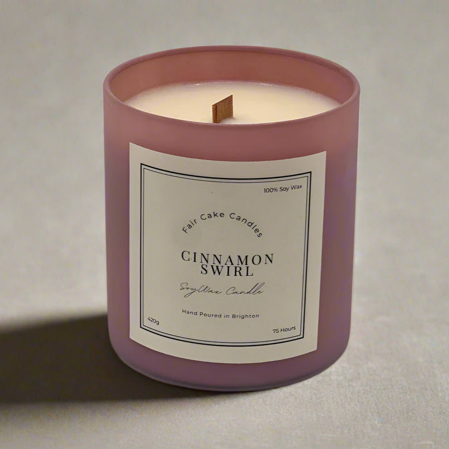 Cinnamon Swirl Soy Wax Candle