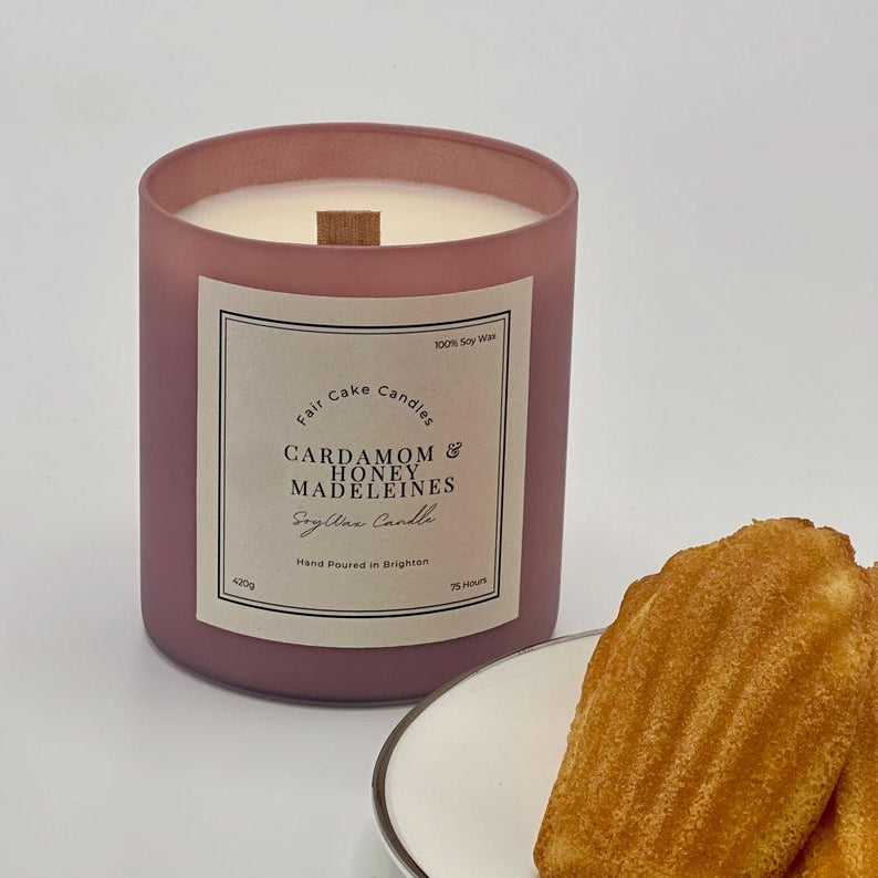 Cardamom & Honey Madeleines Soy Wax Candle
