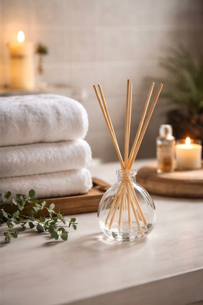 Hand-Poured Ginger & Green Tea Reed Diffuser