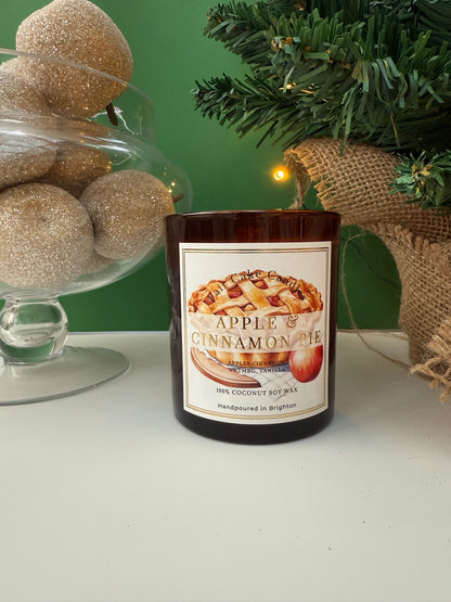 Apple & Cinnamon Pie Coconut Soy Wax Candle