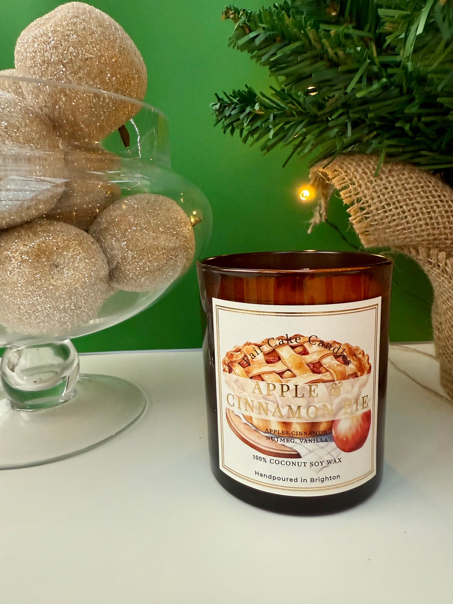 Apple & Cinnamon Pie Coconut Soy Wax Candle