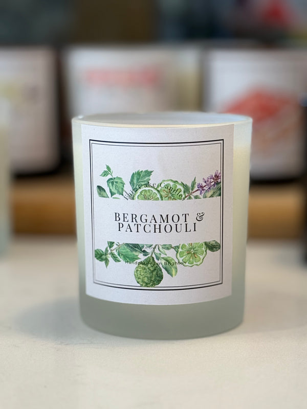 Bergamot and Patchouli Coconut Soy Wax Candles