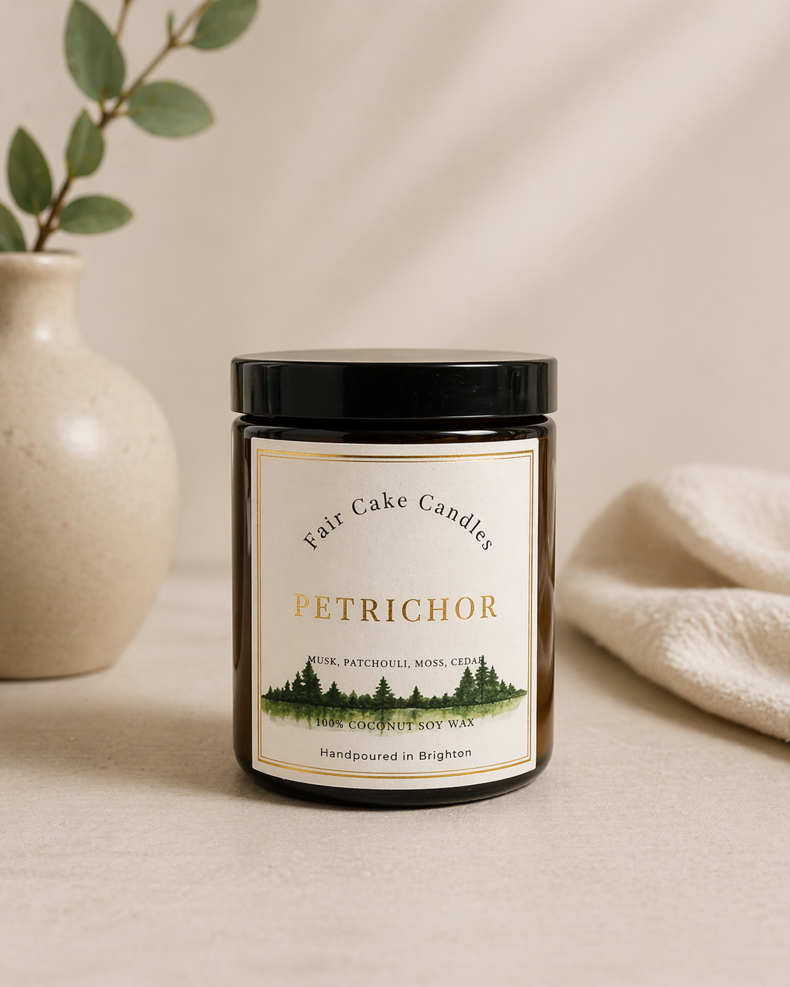 Petrichor Candles: Fresh Rain Scented Soy Wax Candle