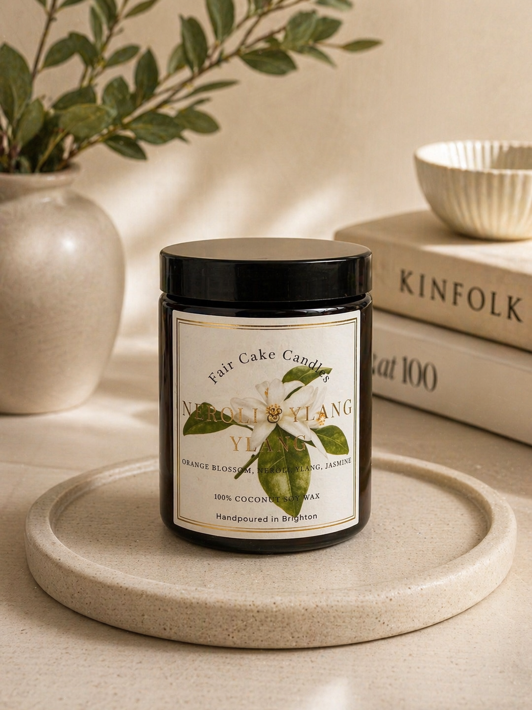 Neroli & Ylang Ylang Coconut Soy Wax Candle