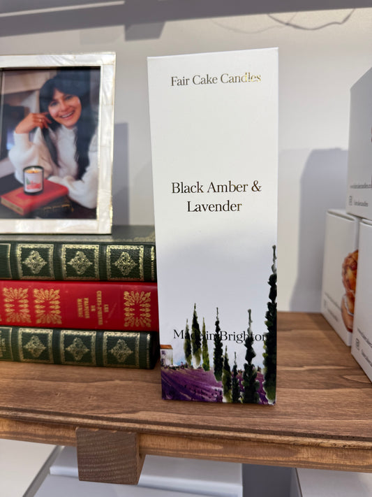 Hand-Poured Black Amber & Lavender Reed Diffuser