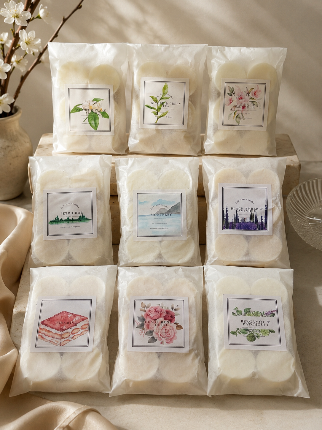 Warm Vanilla Milk Scented Soy Wax Candle