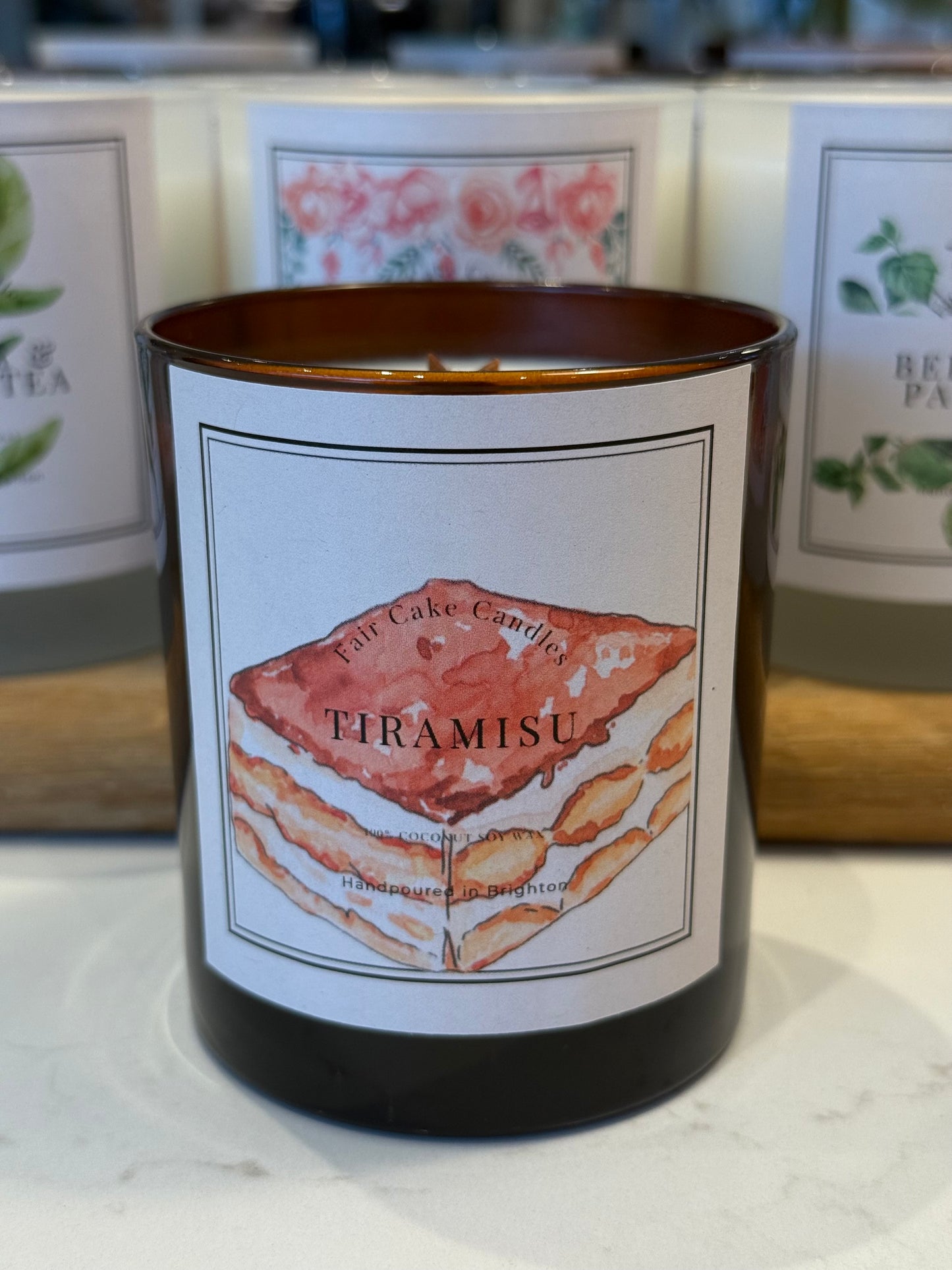 Tiramisu Candles: Coffee Scented Soy Wax Candles