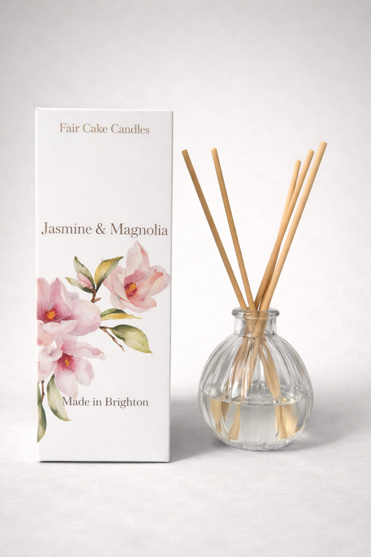 Hand-Poured Jasmine & Magnolia Reed Diffuser