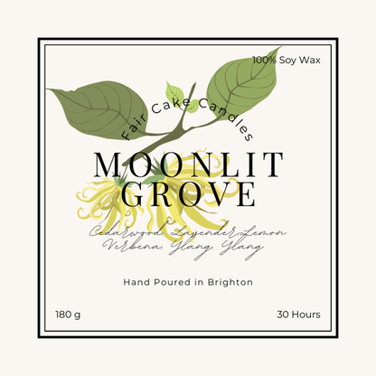 Moonlit Grove: Cedarwood & Ylang Ylang Scented Candles