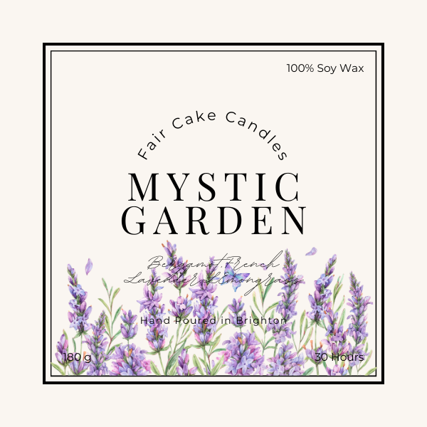 Mystic Garden- Essential Oil Candle ( 220g)