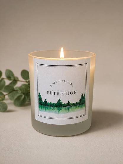 Petrichor Candles: Fresh Rain Scented Soy Wax Candle