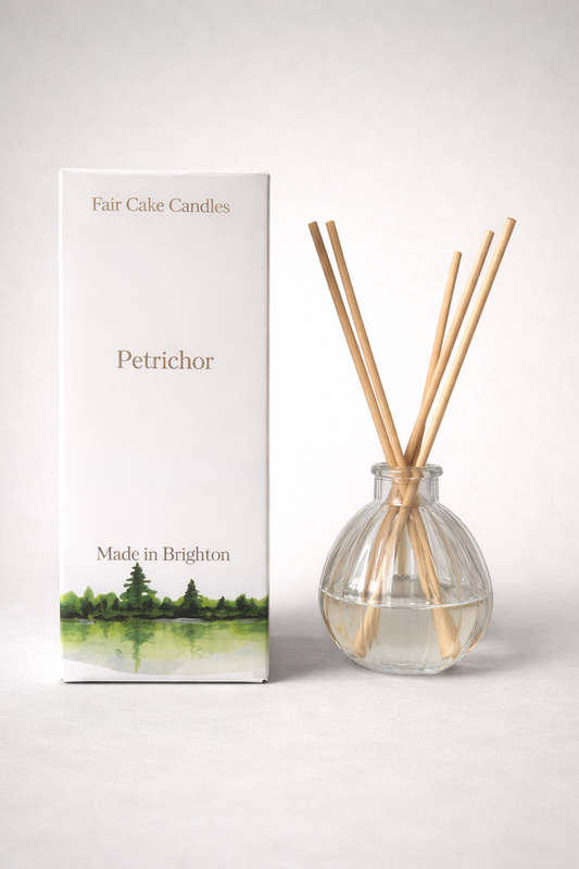 Hand-Poured Petrichor Fresh Rain Reed Diffuser