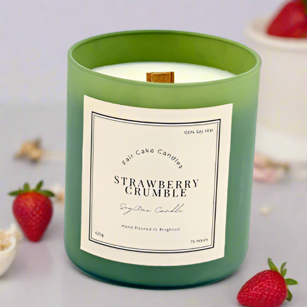 Strawberry Crumble Scented Soy Wax Candles